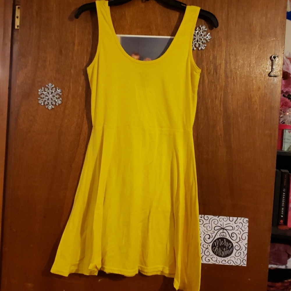 Yellow Tank Dress